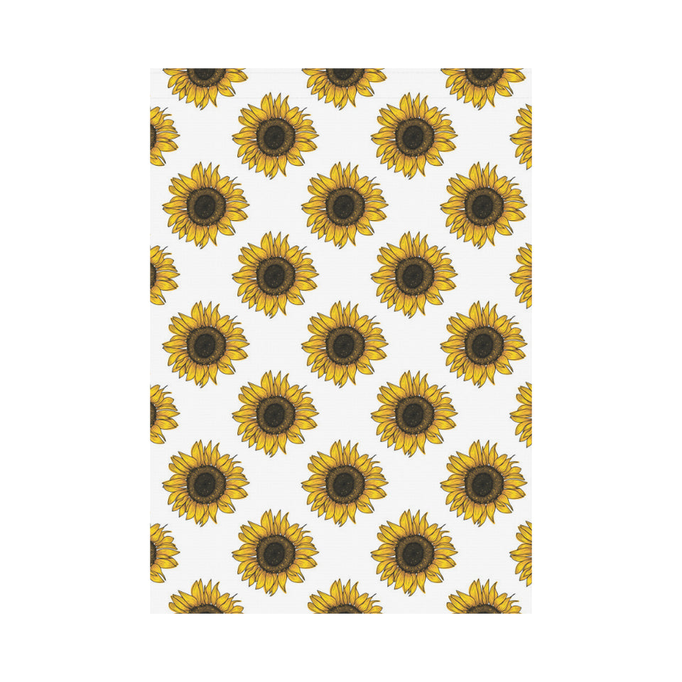 sunflowers design pattern House Flag Garden Flag