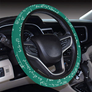 Math Pattern Print Design 01 Car Steering Wheel Cover