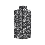 Dice Pattern Print Design 01 Men's Padded Vest