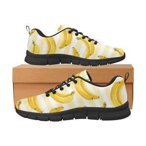 Banana pattern blackground Men's Sneaker Shoes