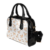 shiba inu dog pattern Shoulder Handbag