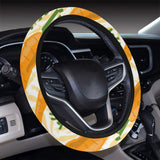 Carrot Pattern Print Design 01 Car Steering Wheel Cover