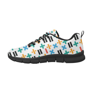 Math Pattern Print Design 05 Men's Breathable Sneakers ( Model 055)