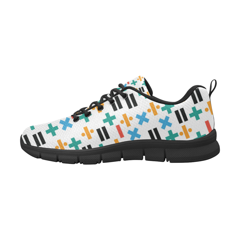 Math Pattern Print Design 05 Men's Breathable Sneakers ( Model 055)