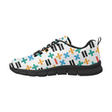 Math Pattern Print Design 05 Men's Breathable Sneakers ( Model 055)