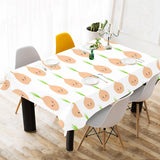 cute onions smiling faces Tablecloth