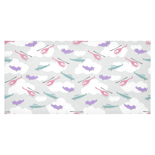 Helicopter plane pattern Tablecloth