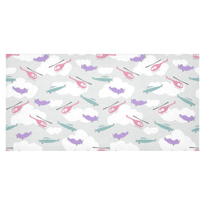 Helicopter plane pattern Tablecloth