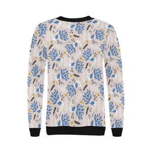 Cute peacock pattern Women's Crew Neck Sweatshirt