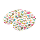 Color cute owl pattern U-Shaped Travel Neck Pillow