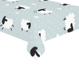 Sheep polka dot cloud pattern Tablecloth