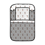 Greyhound Pattern Print Design 05 Car Seat Back Organizer