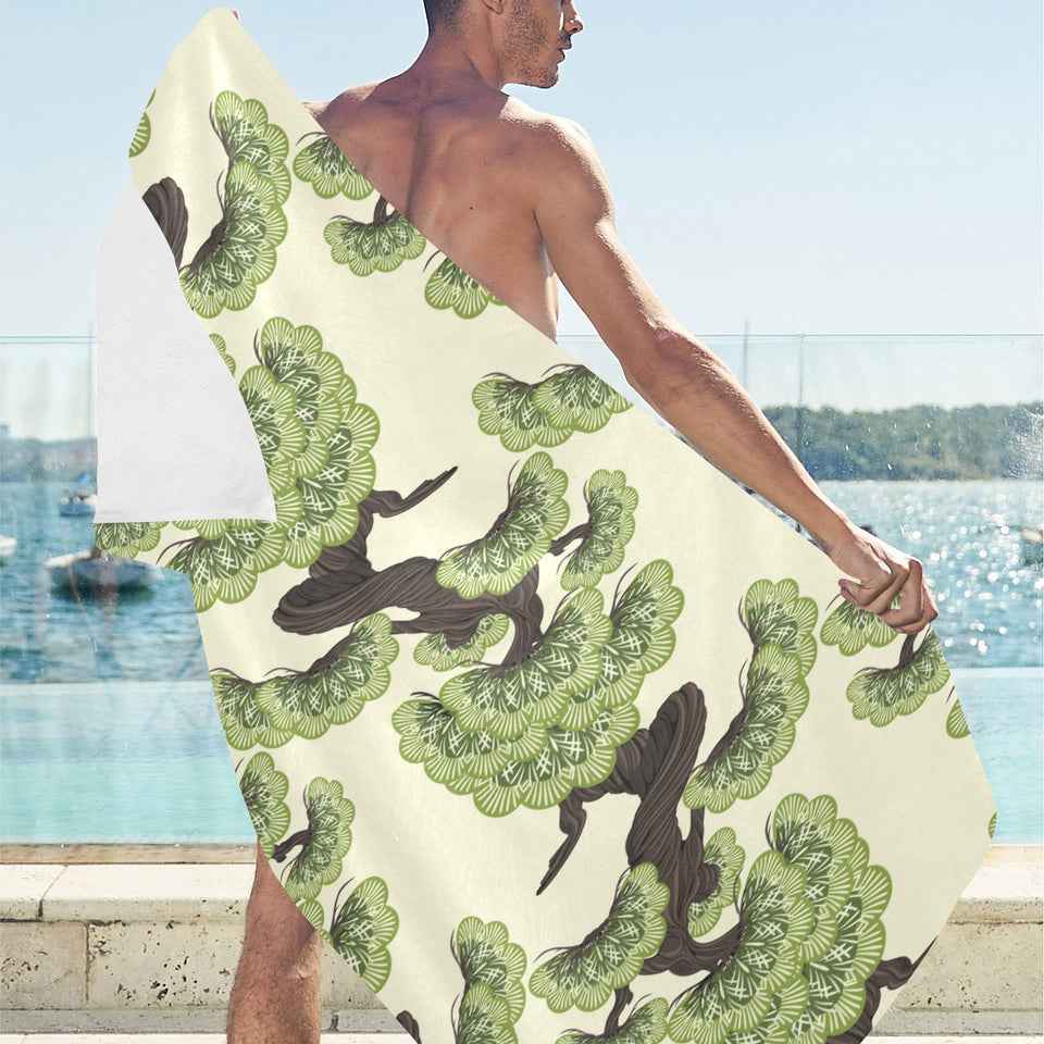Bonsai pattern Beach Towel