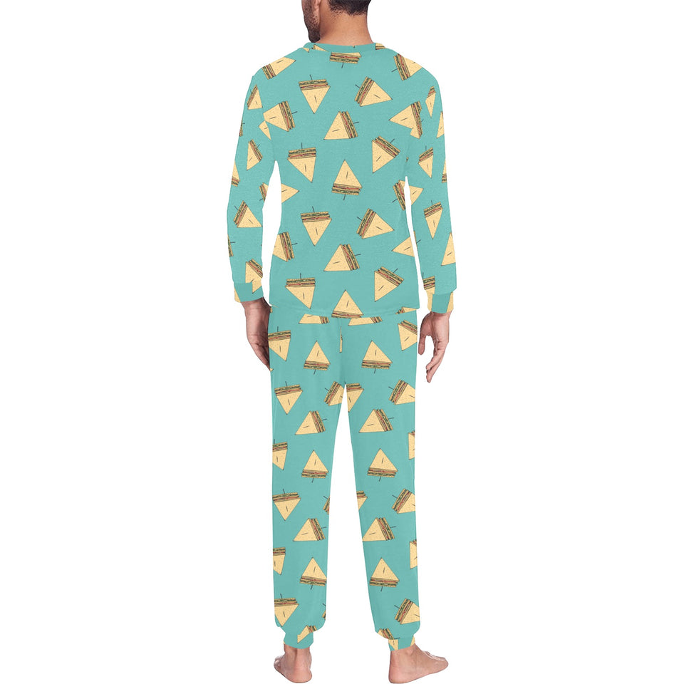 Sandwich Pattern Print Design 03 Men's All Over Print Pajama