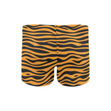 Bengal tigers skin print pattern background Men's Swimming Trunks