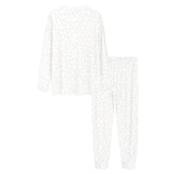 arabic white pattern Women's All Over Print Pajama Set