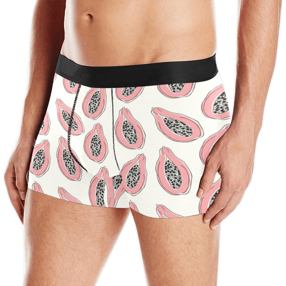 papaya pattern Men's All Over Print Boxer Briefs Men's Underwear