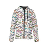 Sun Glasses Pattern Print Design 01 Women's Padded Hooded Jacket