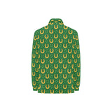 Horseshoes Pattern Print Design 05 Women's Long Sleeve Polo Shirt
