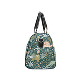 dinosaurs tropical leaves flower pattern Travel Bag