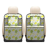Durian pattern background Car Seat Back Organizer