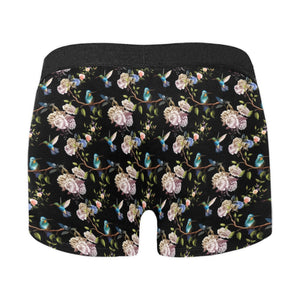 Hummingbird Pattern Print Design 03 Men's All Over Print Boxer Briefs Men's Underwear