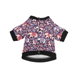 Elephant indian style ornament pattern All Over Print Pet Dog Round Neck Fuzzy Shirt