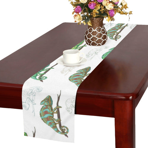 Chameleon lizard pattern Table Runner