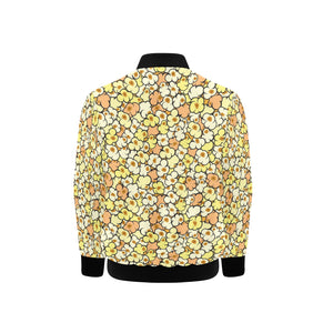 Popcorn Pattern Print Design 03 Kids' Boys' Girls' Bomber Jacket