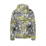 Hand drawn dragonfly pattern Kids' Boys' Girls' Padded Hooded Jacket