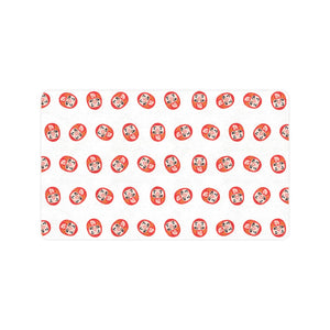 Daruma japanese wooden doll pattern Doormat