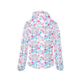 Darts Pattern Print Design 01 Women's Padded Hooded Jacket