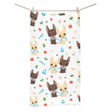 Cute Chihuahua dog pattern Bath Towel