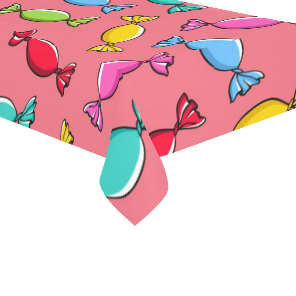 Colorful wrapped candy pattern Tablecloth