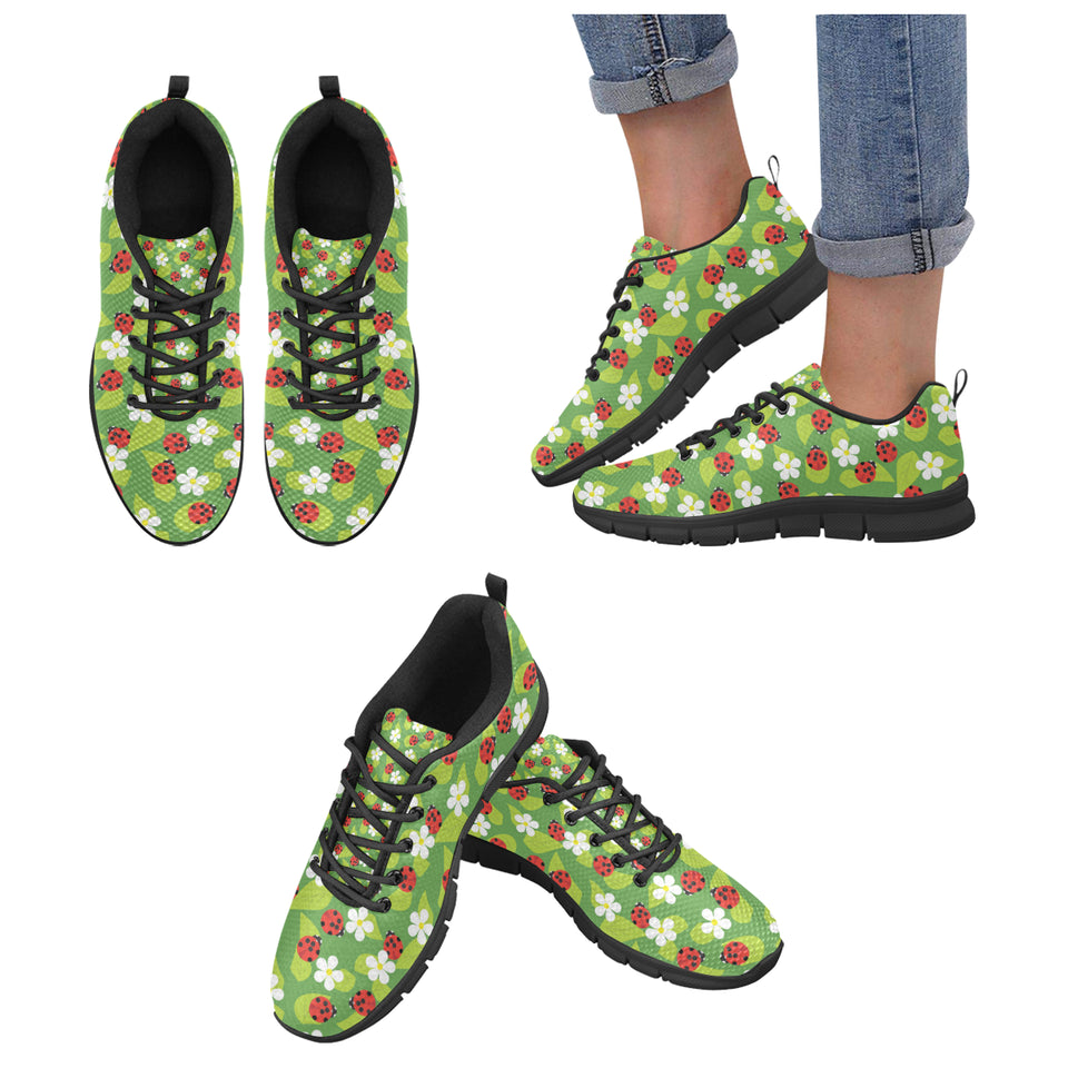 Ladybug Pattern Print Design 01 Women's Sneaker Shoes