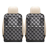 Music Notes Pattern Print Design 01 Car Seat Back Organizer