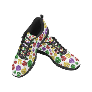 Dice Pattern Print Design 03 Men's Breathable Sneakers ( Model 055)