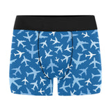 Airplane pattern in the sky Men's All Over Print Boxer Briefs Men's Underwear