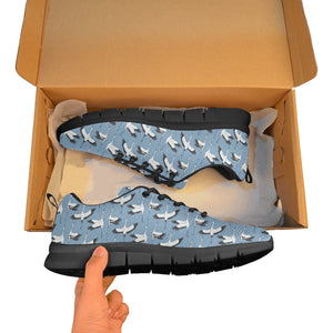 Seagull Pattern Print Design 04 Women's Sneaker Shoes