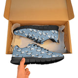 Seagull Pattern Print Design 04 Women's Sneaker Shoes