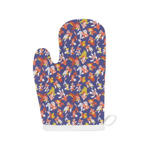 Goldfish Pattern Print Design 04 Heat Resistant Oven Mitts