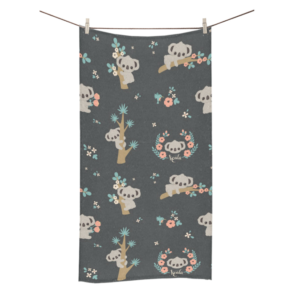 Cute koala pattern Bath Towel