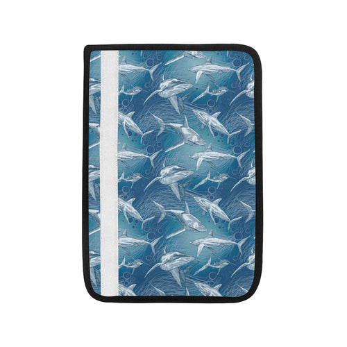 Shark hand drawn Car Seat Belt Cover