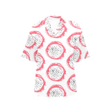Hand drawn dragon fruit Women's All Over Print Hawaiian Shirt