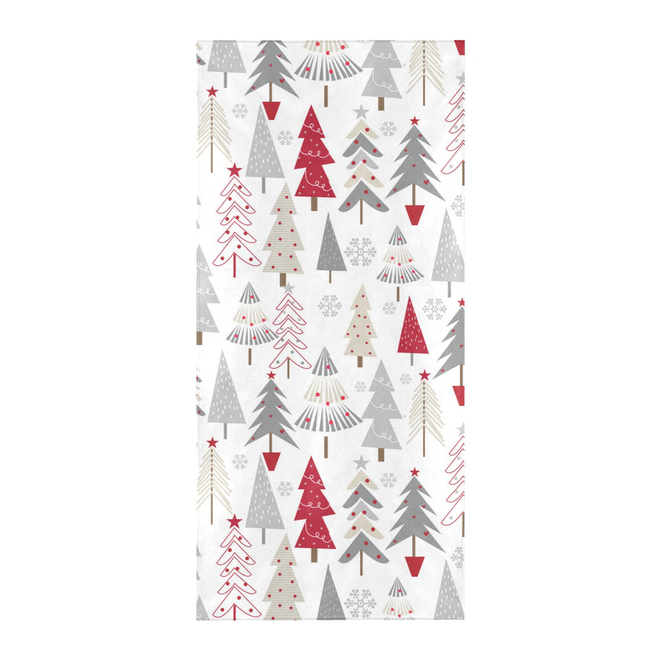 Cute Christmas tree pattern Beach Towel