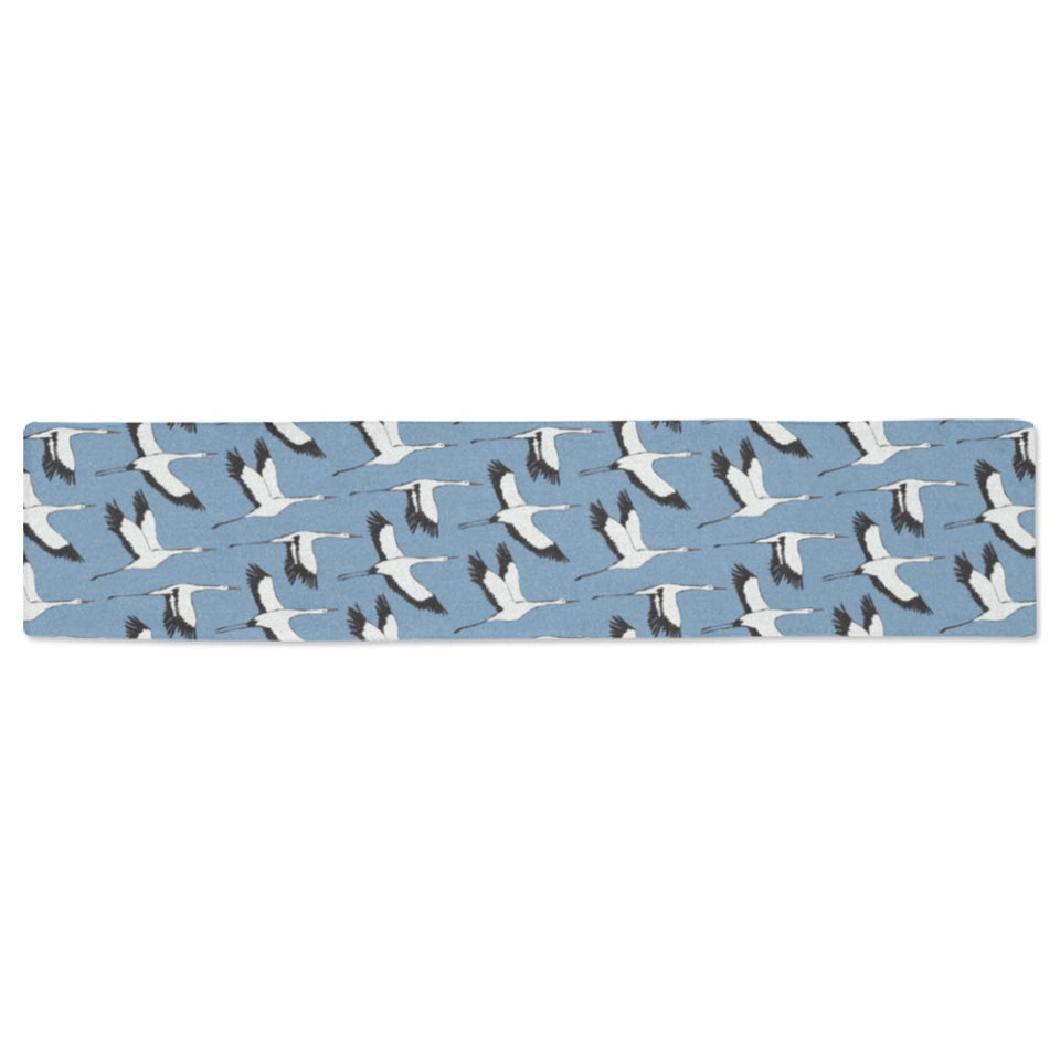 Seagull Pattern Print Design 04 Table Runner