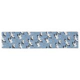 Seagull Pattern Print Design 04 Table Runner
