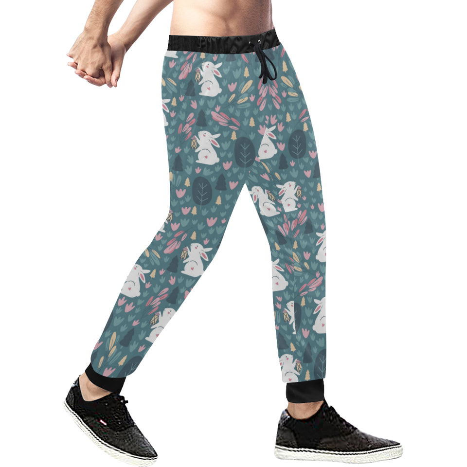 Cute rabbit pattern Unisex Casual Sweatpants