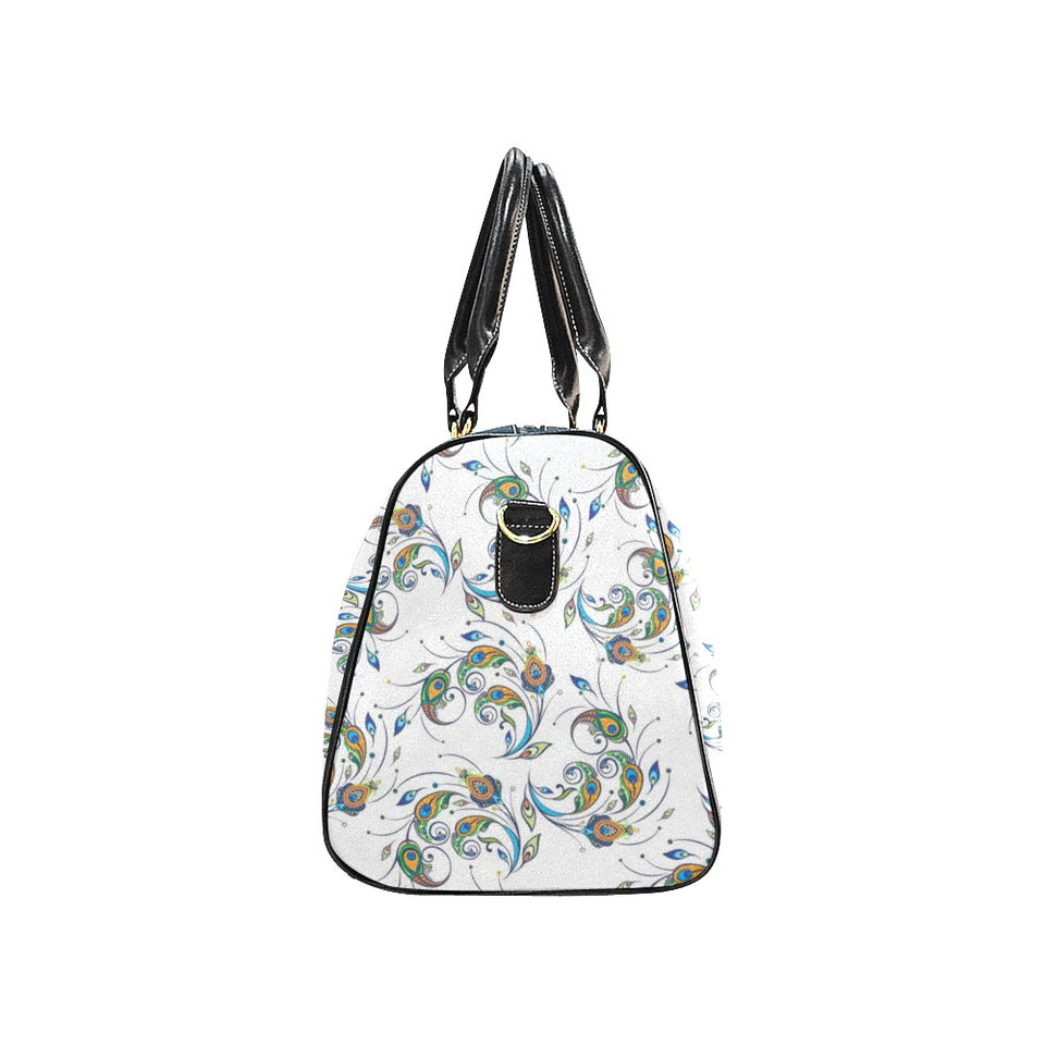 Peacock feather pattern Travel Bag