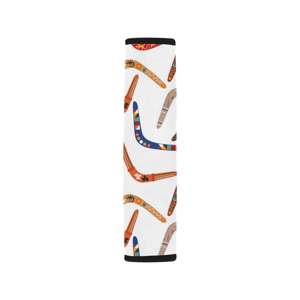 Boomerang Australian aboriginal ornament pattern Car Seat Belt Cover